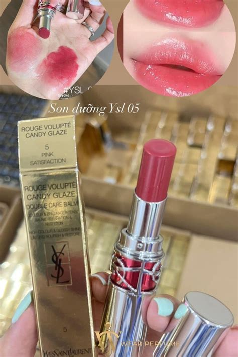 ysl gloss 12|YSL candy glaze pink satisfaction.